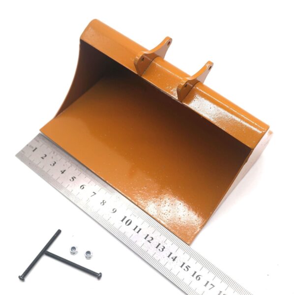 Full Metal Shovel Bucket for Huina 550 580 592 Excavator 1/14 RC Spading Parts