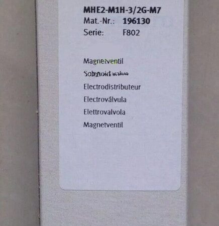 NEW FESTO MHE2-M1H-3/2G-M7 196130 Solenoid Valve