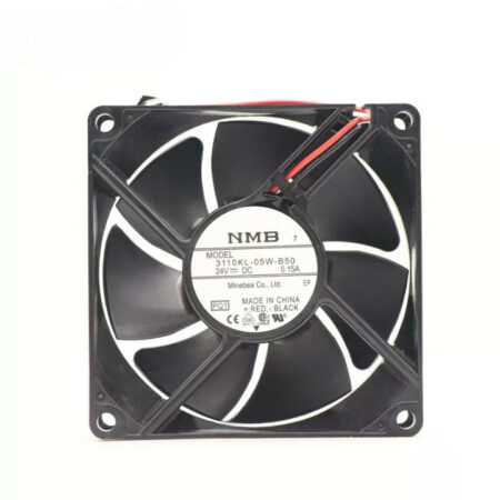 NMB Fan 3110KL-05W-B50 DC 24V 0.15A 80*80*25MM 2-Pin For ABB ACS510 Cooling Fan