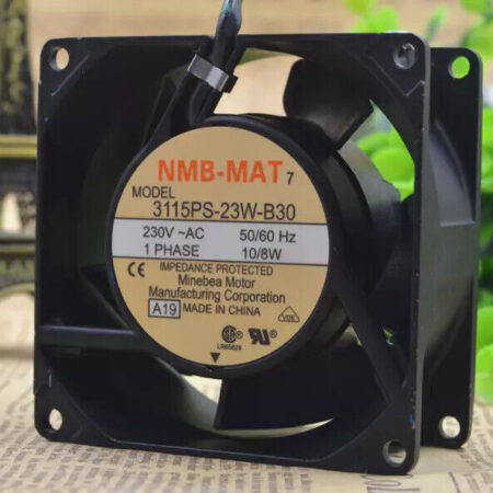New NMB Fan 3115PS-23W-B30 AC 230V 10/8W 50/60Hz 80*80*38mm Axial Cooling Fan