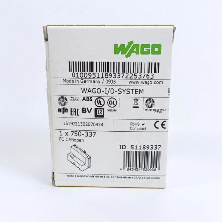 New WAGO 750-337 Buscoupler DeviceNet Module 750 337