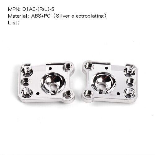 Reflection Headlight Mounts Electroplated Silver for RD110 TRX4 Body Upgrade