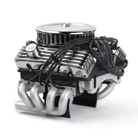 V8 Simulate Engine Motor Cooling Fans Radiator for 1/10 RC TRX4 AXIAL