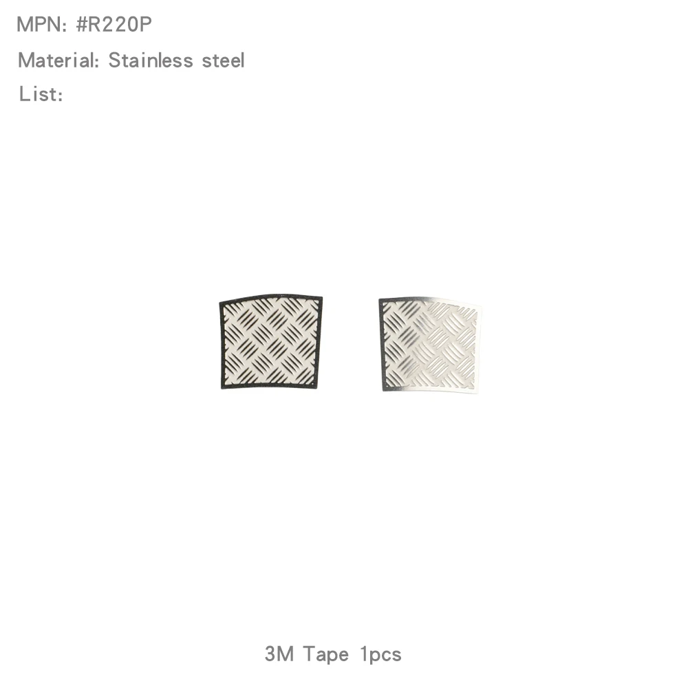 1/12 Protective Decorative Antiskid Chequered Plates for MJX H12Y Bonnet Upgrade - Image 7