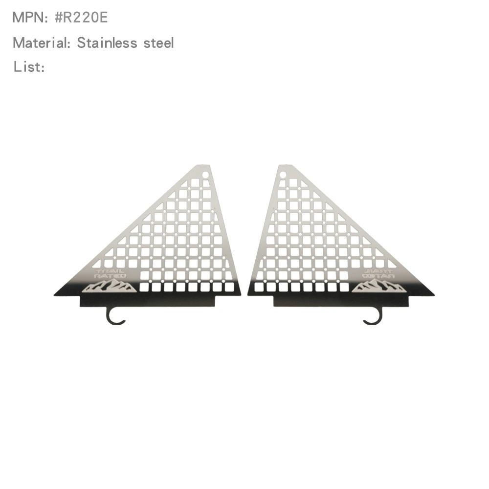 1/12 Protective Decorative Antiskid Chequered Plates for MJX H12Y Bonnet Upgrade - Image 5