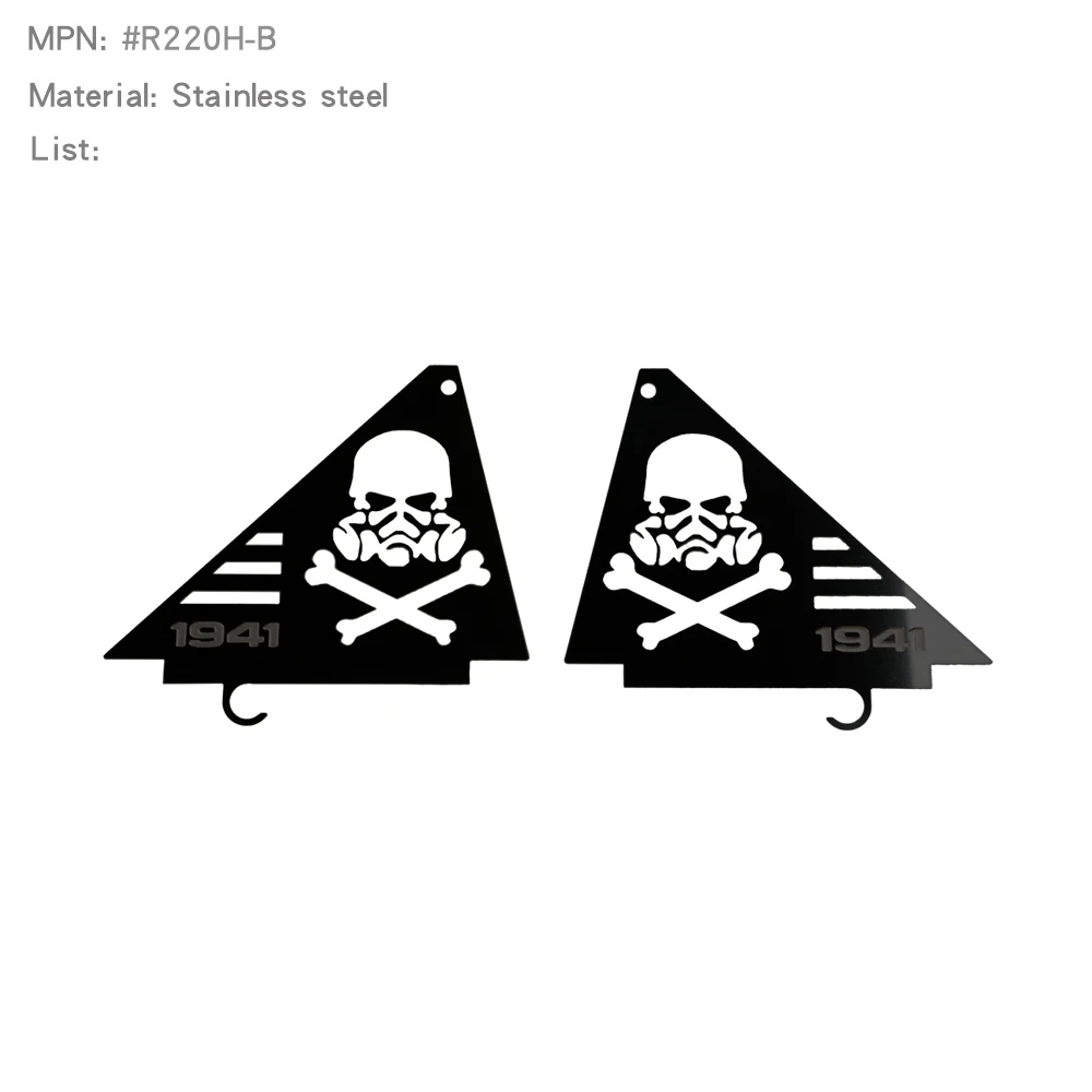 1/12 Protective Decorative Antiskid Chequered Plates for MJX H12Y Bonnet Upgrade - Image 4