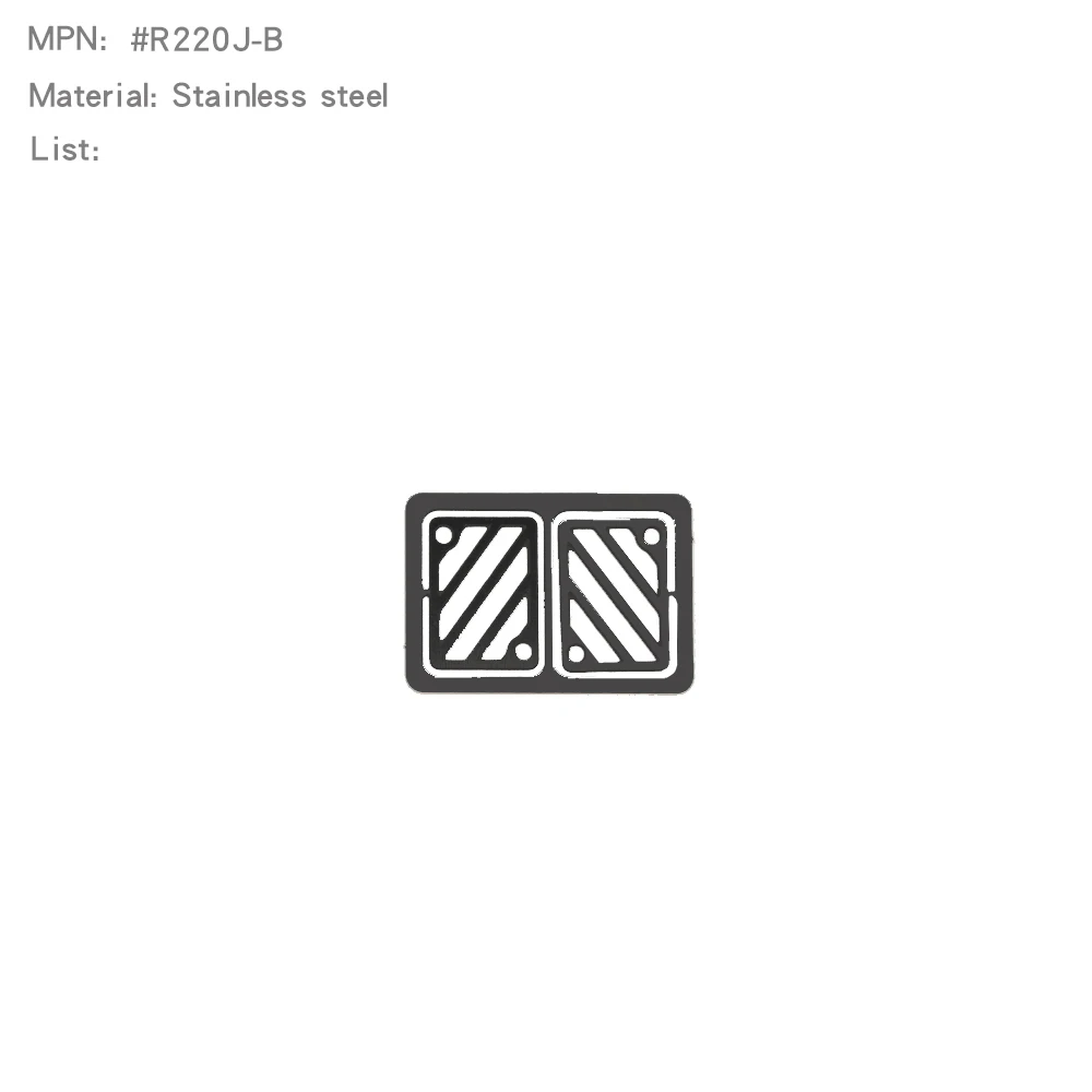 1/12 Protective Decorative Antiskid Chequered Plates for MJX H12Y Bonnet Upgrade - Image 14