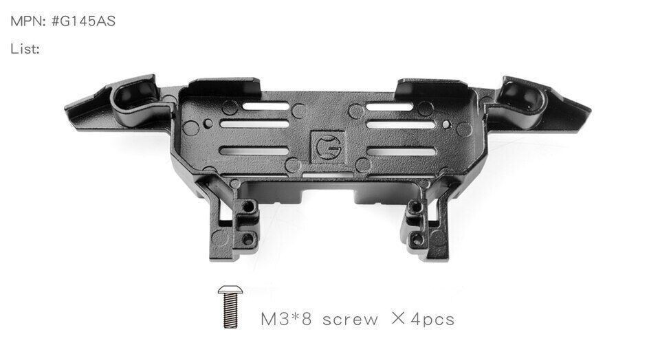Wilderness Metal Front Bumper/Bumper Mount For TRAXXAS TRX4 G500 TRX6 G63 - Image 9
