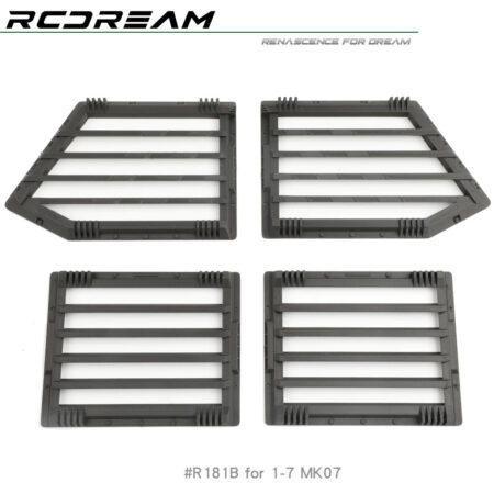 Window Grille Guard Protection Net Panel for 1/7 RC MK07 JK07 Crawler Truck