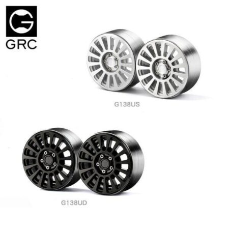 1.9 Inch Aluminum Wheel Rims #G15 For 1/10 RC TRX4 Bronco Axial SCX10 JK 9004...