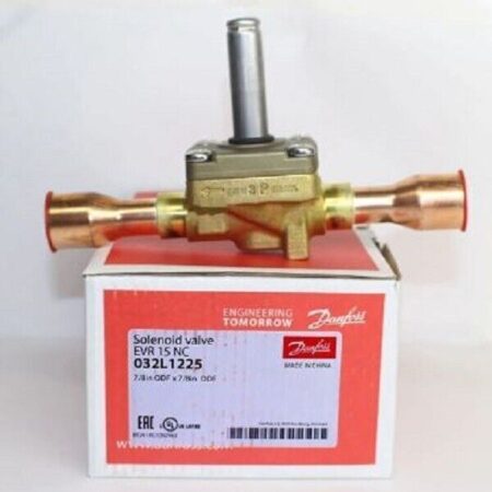 1PC New Danfoss EVR15 Solenoid Valve Brazed Connection 032L1225 22mm