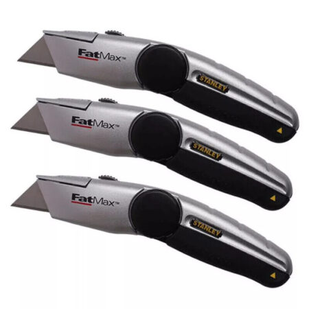 3ea Stanley 10-777 FatMax Locking Retractable Utility Knife Cutter Ginven TR