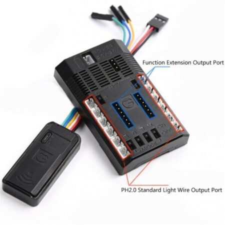4 Channels DIP Version ​Wireless Linkage Lighting Group for 1/10 1/8 RC Crawl...