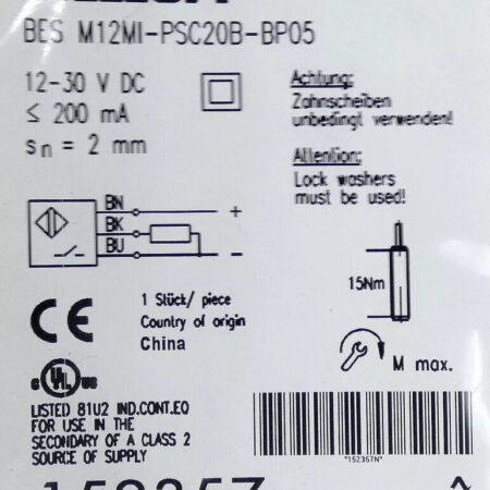 FOR BES M12MI-PSC20B-BP05 BALLUFF Sensor