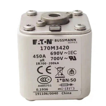 FOR Bussmann 170M3420 Fuse High Speed 450A Module Square Body Flush End 690V