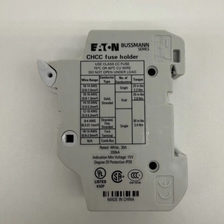 FOR Eaton CHCC1DI-48U Fuse Holder 48VDC 30A