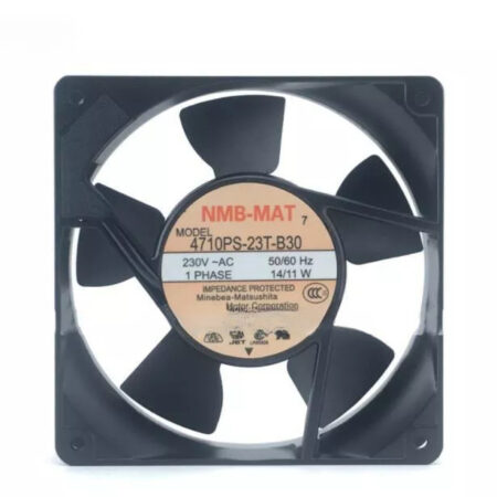 For NMB-MAT 4710PS-23T-B30 AC 230V 14/11W 120*120*25mm 2-Pin Cabinet Cooling Fan