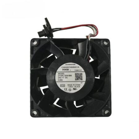 NMB 3115RL-05W-B66 DC 24V 0.50A 80*80*38MM Cooling Fan For ABB Inverter ACS880