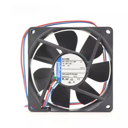 New Ebmpapst 8414NGH 24VDC 2.8W 80*80*25mm High-end Instrument Axial Cooling Fan