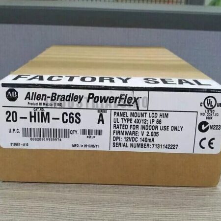 New For 20-HIM-C6S SER A Allen Bradley Powerflex Panel Mount LCD HIM