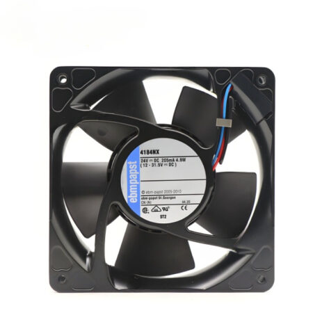 New For Ebmpapst 4184NX DC 24V 4.9W 205mA 120*120*38MM Axial Cabinet Cooling Fan
