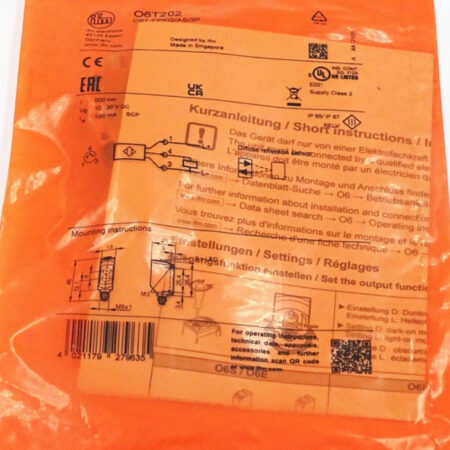 New IFM O6T202 Proximity Switch Sensor