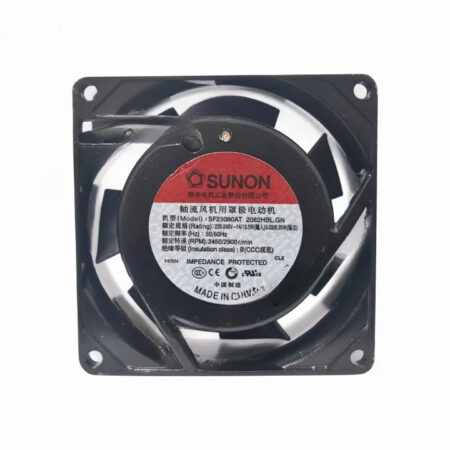 SUNON SF23080AT 2082HBL GN Axial fan AC 220V 14W 80*80*25mm Case Cooling Fan