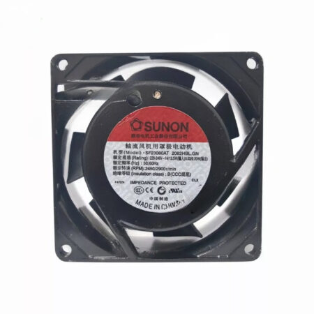 SUNON SF23080AT 2082HBL GN Axial fan AC 220V 14W 80*80*25mm Case Cooling Fan