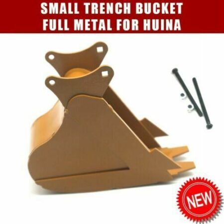 Small Trench Bucket Full Metal for Huina 580 550 592 1/14 RC Excavator Accessory