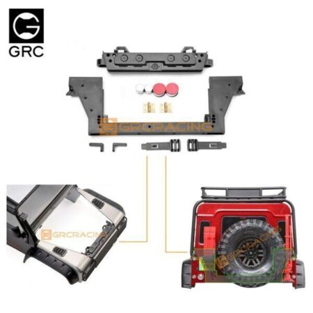 TRX-4 Front and Rear Car Shell Hidden Lock Can Open Cover Semi-car Pickup Com...