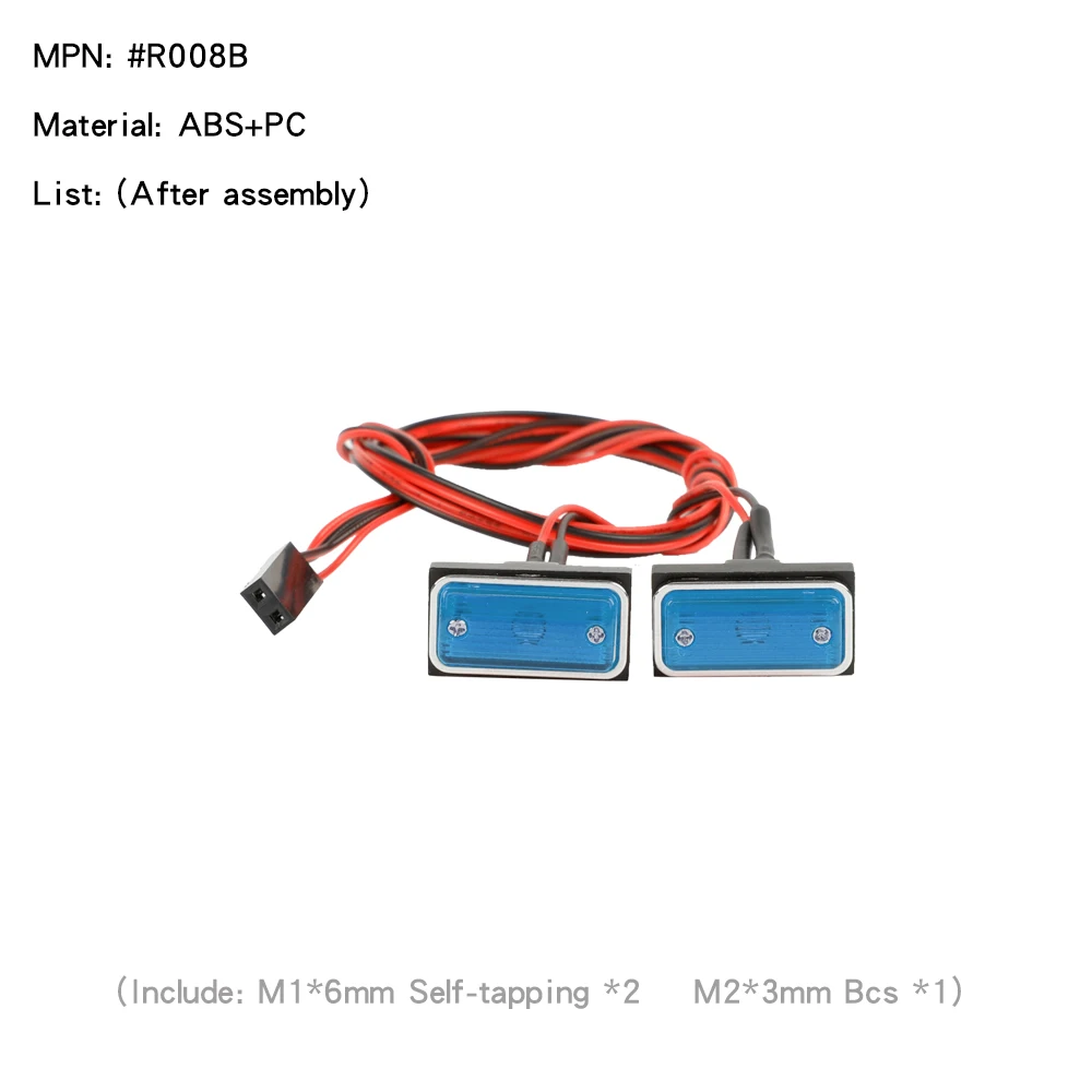 Turn Signal Width Lamps Side Indicator Lights for 1/10 1/8 1/14 RC Crawler - Image 6