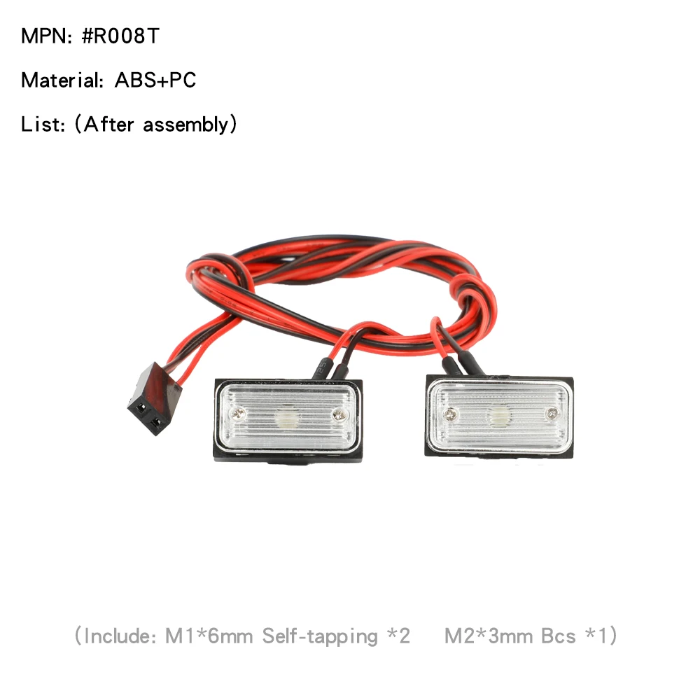 Turn Signal Width Lamps Side Indicator Lights for 1/10 1/8 1/14 RC Crawler - Image 5