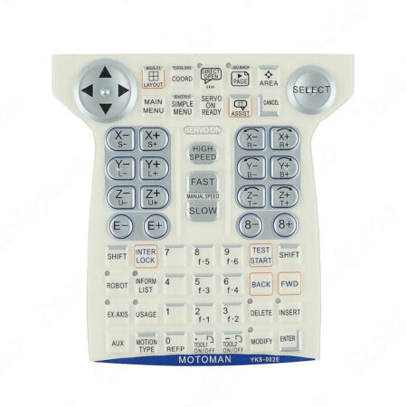 YKS-002E Yaskawa DX100 Teach Pendant JZRCR-YPP01-1 TCG057VGLBA-G00 Keyboard Film