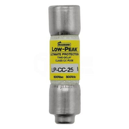 10PCS BUSSMANN LP-CC-25 (25 AMP) 600Vac Fast-Acting Fuse