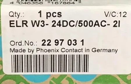 1PC NEW Phoenix Contact ELR W3-24DC/500AC-2I Motor Starter 2297031