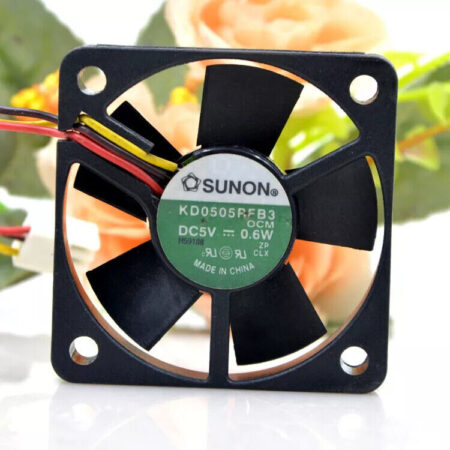 1pc New KD0505PFB3 SUNON Axial Fan DC 5V 0.6W 50*50*10MM 3Pin Server Cooling Fan