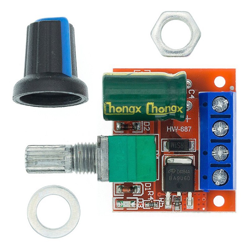 5A 90W PWM DC Motor Speed Controller Adjustable 5V-35V DC Regulator Module - Image 6