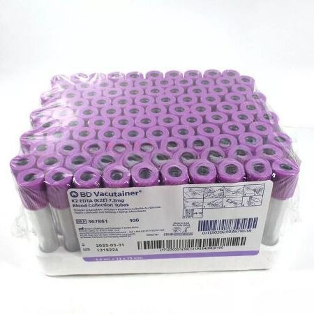 BD Vacuum Anticoagulant Tube K2EDTA  367841 367863 367525 2 4 6 10ml 100PCS