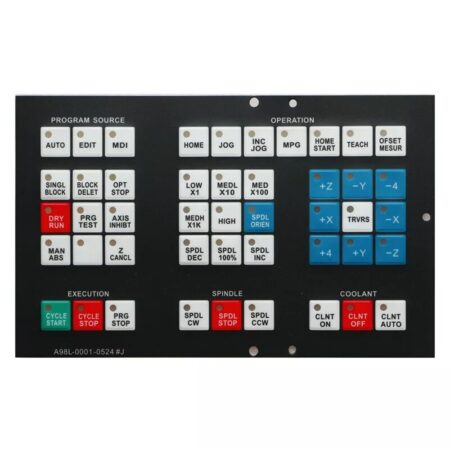 FANUC NEW A98L-0001-0524#J MEMBRANE OPERATOR KEYPAD KEYSHEET KEYBOARD, FREE SHIP