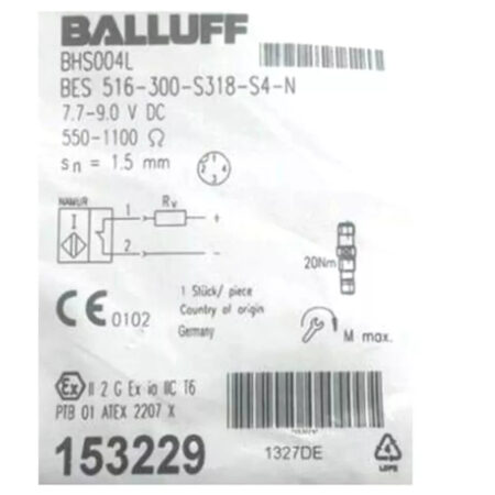 FOR BES 516-300-S318-S4-N BALLUFF Sensor Proximity Switch