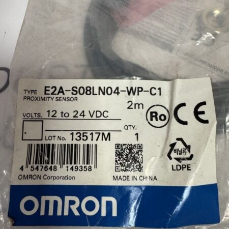 FOR E2A-S08LN04-WP-C1 OMRON Proximity Switch