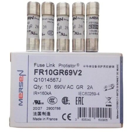 FOR FERRAZ FR10GR69V2 Fuse Link Protistor Mersen Shawmut 2Amp 690VAC 10PCS