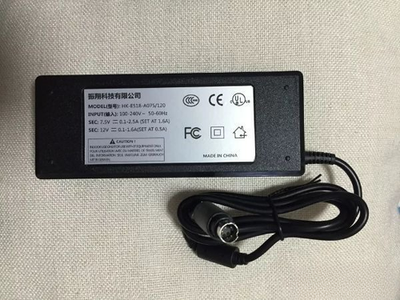 FOR HK-E518-A075/120 New Power Adapter Universal 4-Pin Plug
