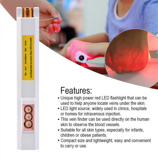 Infrared Handheld Vein Finder Viewer Transilluminator Detector For Adult & Baby - Image 8
