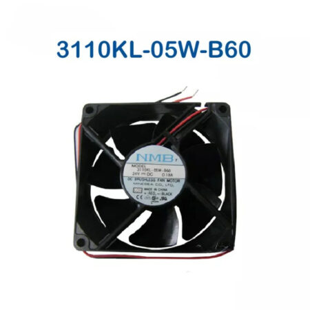 NMB 3110KL-05W-B60 fan DC 24V 0.18A 80*80*25mm Graphics Card Cooling Fan 2-Wire
