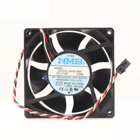 NMB 3612KL-04W-B66 Case Fan DC 12V 0.68A 90*90*32mm For Server Cooling Fan