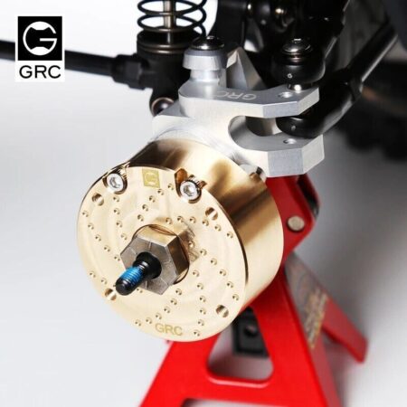 New GRC TRX4 Axle Door Side Gear Box Cover Brass Version T4 Single Wheel 2 PCS