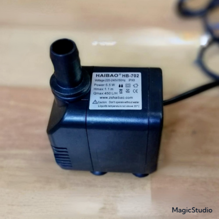 New Ice Machine, Air Cooler Pump for HAIBAO HB-702 Submersible Pump 450L/h 5.5W