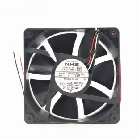 New NMB 4715KL-05W-B49 Axial fan 24VDC 0.46A 120*120*38mm FANUC A90L-0001-0509