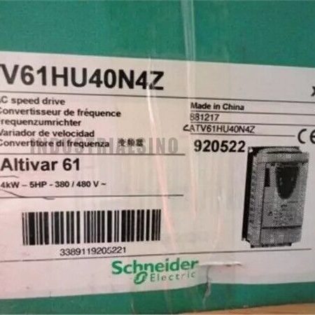 New Schneider ATV61HU40N4Z 4kW Inverter Drive, 1000Hz, 7.6A IP20 IP21 IP41 IP54